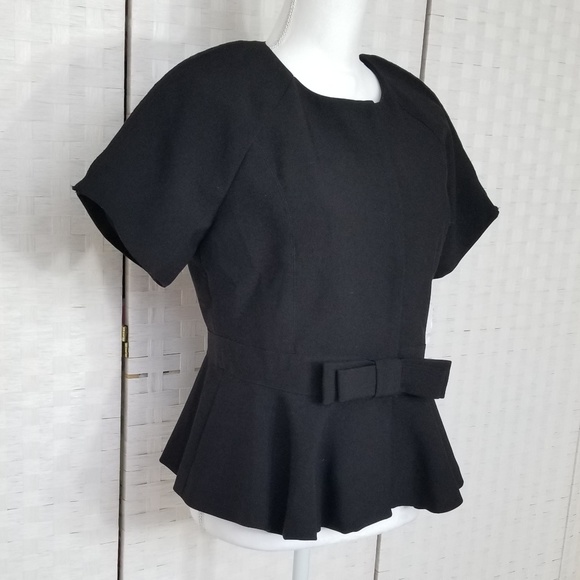 Gracia Jackets & Blazers - Gracia Peplum Ribbon Jacket